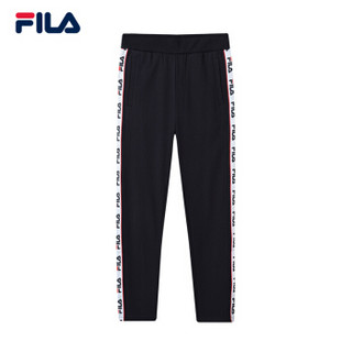 FILA（斐乐）2019 W系列长裤男春季新款潮流串标休闲运动裤针织运动裤男 藏青色-NV 175/84A/L