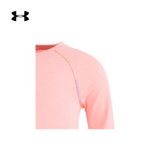 Under Armour 安德玛官方 UA女小童Cross Front 圆领运动T恤-1343062 粉红色980 5