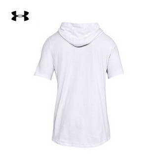 Under Armour 安德玛官方 UA男子Sportstyle运动连帽短袖T恤 -1323882 白色100 L