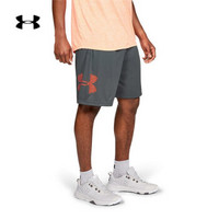 安德玛官方 UA Tech Graphic 男子 运动短裤 Under Armour-1328706 灰色012 XL