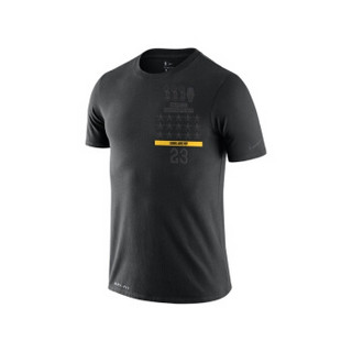 NBA-Nike 湖人队 詹姆斯 MVP 男子 运动短袖T恤 BV1539-010 图片色 L