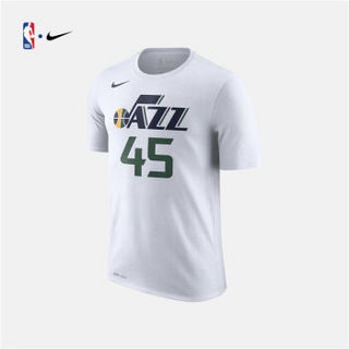 NBA-Nike  爵士队米切尔 男子运动休闲速干短袖T恤 870813-104 图片色 3XL