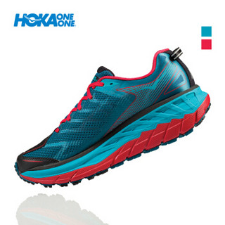 HOKA ONE ONE男斯廷森4减震舒适越野跑步鞋Stinson ATR 4 透气轻量运动鞋 珊瑚蓝/赤红 US 9 /270mm