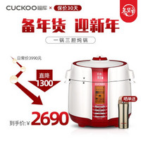 福库（CUCKOO） 电饭煲韩国原装进口多功能重汤机电压力隔水炖锅CPC-A2510FR