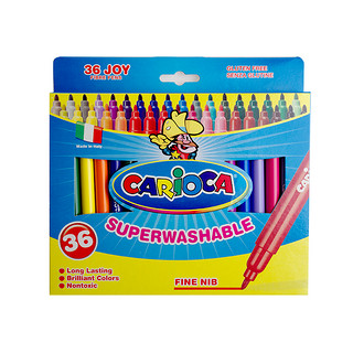 Carioca 快乐画 儿童可水洗水彩笔 12色/盒