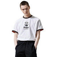 Kappa卡帕 男款运动短袖休闲T恤夏季半袖 2019款|K0912TD30 漂白-001 XL