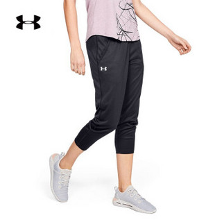 Under Armour 安德玛官方 UA女子Play Up运动中裤-1311334 黑色002 XL