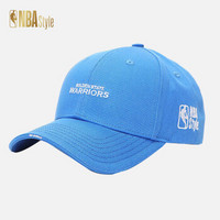 NBA STYLE&青春有你 金州勇士队联名款同款 刺绣弯檐帽子棒球帽 图片色 可调节