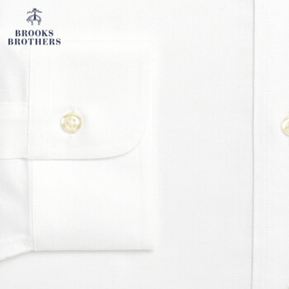 Brooks Brothers/布克兄弟男士扣结领Supima棉免烫衬衫1000001938 1001-白色 17/35