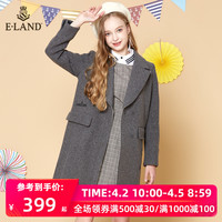 E·LAND 衣恋 EEJW74951A 女士毛呢大衣