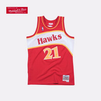 NBA-Mitchell&Ness 复古球衣-SWINGMAN球迷版-老鹰队-多米尼克·威尔金斯 图片色 XL