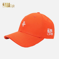 NBA STYLE&青春有你 火箭队联名款同款 新款刺绣弯檐帽子棒球帽 图片色 可调节