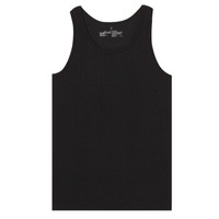 无印良品 無印良品 MUJI 男式 干爽 凉感珠地网眼编织背心 黑色 L