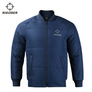准者男士外套 冬季新款保暖休闲夹克 % 藏青 5XL(建议身高205cm-210cm)