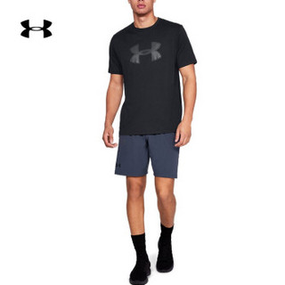 Under Armour 安德玛官方 UA男子Big Logo运动短袖T恤-1329583 黑色001 XXL