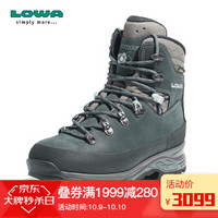 LOWA 德国 专业高山登山鞋作战靴户外防水徒步鞋 TIBET GTX 进口女款中帮 L220680 藏青色/石墨色037 37