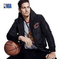 NBA 骑士队 时尚潮流保暖连帽夹克外套 男款 图片色 L