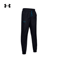 安德玛官方 UA 男童 宽松训练运动长裤 Under Armour-1347735 黑色002 童L