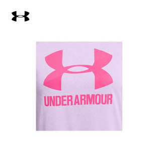 Under Armour 安德玛官方 UA女童 Twist 运动短袖T恤-1343936 紫色543 童XS