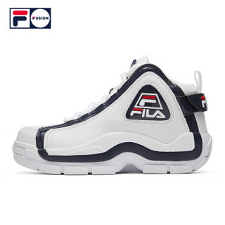 斐乐FILA 2018冬季新品FUSION系列篮球鞋Grand Hill Ⅱ女款休闲鞋 白色/传奇蓝-WV 38