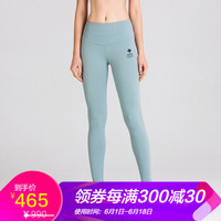 DESCENTE迪桑特女裤 GROUND系列 女子高腰紧身长裤 D8122IKL05 薄荷绿-DM XS(155/58A)