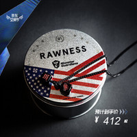 MSGD X Rawness 联名款钛钢哑铃项链 限量发售 黑色钛钢哑铃项链