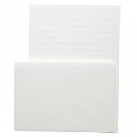无印良品 MUJI 绵纸信纸信封组合 白色