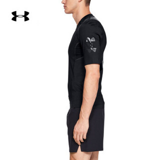 安德玛官方 UA Perpetual 男子 运动半袖T恤 Under Armour-1320980 黑色001 L