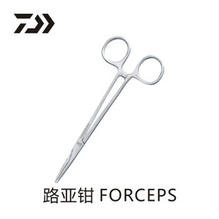 达亿瓦（DAIWA） D FORCEPS 路亚钳 摘钩钳 弯嘴钳 钓鱼垂钓小配件钳子工具 160mm平嘴钳