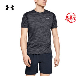 安德玛官方 UA Streaker 2.0男子运动短袖T恤 Under Armour-1342923 黑色001 S