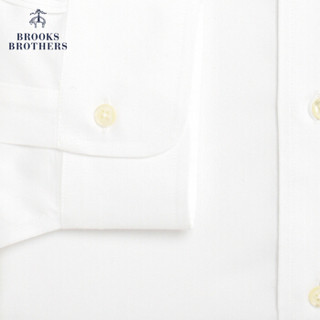 Brooks Brothers/布克兄弟男士牛津纺Supima棉免烫衬衫1000005640 1001-白色 15/32