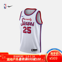 NBA-Nike  76人队 西蒙斯 男子运动球衣  AV4509-102 图片色 2XL