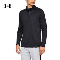 安德玛官方 UA Longer男子 漏斗领运动卫衣 Under Armour-1321779 黑色001 S