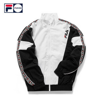 FILA（斐乐）男装 2019 FUSION系列春季新品时尚潮流街头运动休闲梭织 深黑-BK 185/104A/XXL