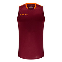 KELME卡尔美足球训练背心男士定制运动跑步球衣3891061 酒红 4XL