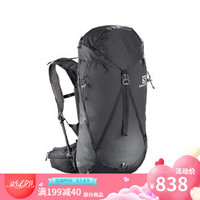 萨洛蒙（Salomon）男女款户外大容量自带饮水包背包OUT NIGHT 30+5 19新品 C10479乌木色 S/M