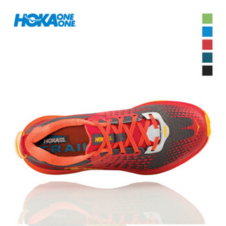 HOKA ONE ONE男飞速本能2回弹越野跑步鞋Speed Instinct 2减震透气轻便运动鞋 赤红/橘红 US 9 /270mm