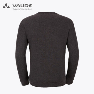 巍德（VAUDE）2019秋季新款户外运动男款卫衣简约保暖舒适休闲骑行套头卫衣男1738082 黑色 XXL