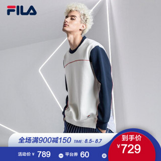 FILA（斐乐）FILA X 3.1 Phillip Lim男款时尚休闲 长袖T男2019春季套头衫 海盐白-WT 190/108A/XXXL