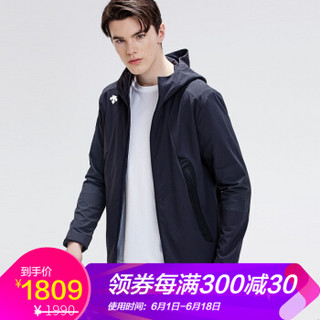 DESCENTE迪桑特 Motion Knit 男子梭织训练外套 D9131TWT51 黑色-BK L(175/96A)