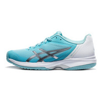 ASICS亚瑟士18春夏网球鞋女运动鞋防滑透气E850N-1493 蓝色/白色 37.5