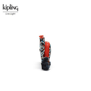 Kipling凯浦林18新款女零钱包K70409时尚印花手拿包手机包 多彩地中海印花