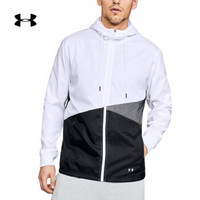 安德玛官方 UA Sportstyle 男子 运动夹克 Under Armour-1320727 白色101 XXL