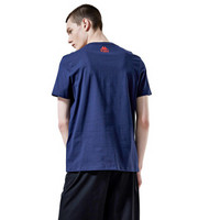 KAPPA卡帕 方标男款运动短袖休闲T恤夏季半袖 |K0912TD01 紫兰色-844 XL