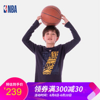 NBA 雷霆队 童装 运动休闲时尚 长袖T恤 大童款 图片色 150cm