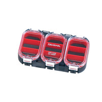 DAIWA 达亿瓦 防水收纳盒 UNIT CESE UC-P小物盒鱼钩盒钓钩渔具盒 渔具小配件 UC-900DP 磁片深底 黑红