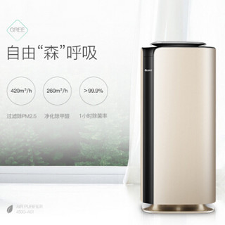 格力（GREE） 空气净化器家用除甲醛PM2.5异味静音wifi遥控KJ450G-A01