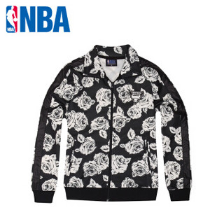 NBA潮流服饰 芝加哥公牛 时尚运动 针织外套 MK0027AA 黑色 S