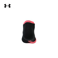 Under Armour 安德玛官方 UA中性Run Cushion运动袜-1312532 黑色002 M