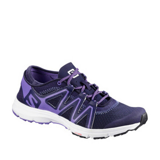 萨洛蒙（Salomon） 女款户外轻便透气溯溪鞋 CROSSAMPHIBIAN 已并 深紫色401598 UK3.5 (36)